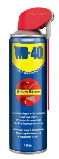 Obrázok WD-40 SMART STRAW Univerzálny mazací sprej 450ml
