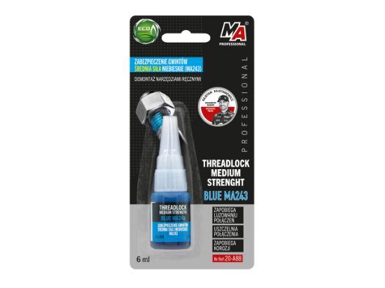 Obrázok Zaistenie závitov modré stredné MA243 6ml