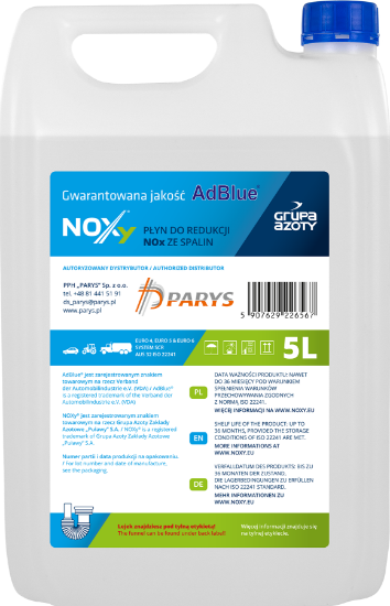 Obrázok Noxy AdBlue 5L s lievikom