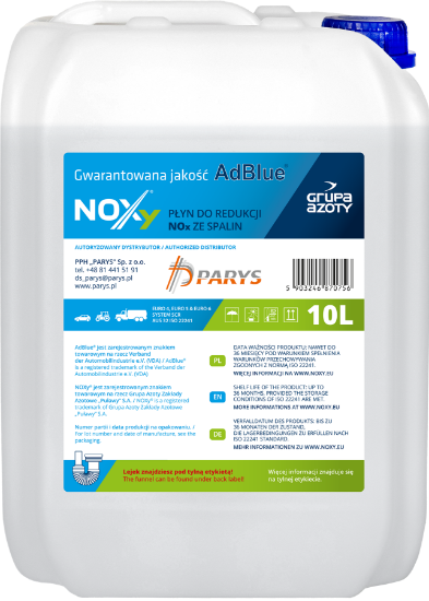 Obrázok Noxy AdBlue 10L s lievikom