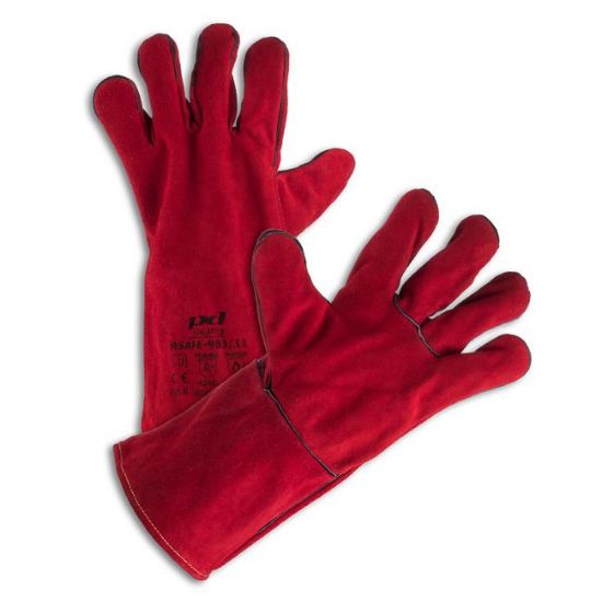 Obrázok RSAFE-983/11 Zváracie rukavice červené