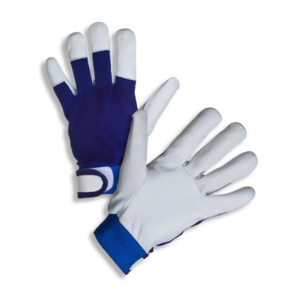 Obrázok PD-03/9 Rukavice kozinka / BA, suchý zips, červené