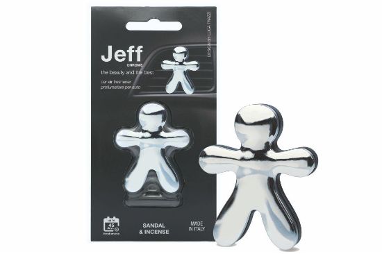 Obrázok JEFF osviežovač vzduchu strieborny chrome -…