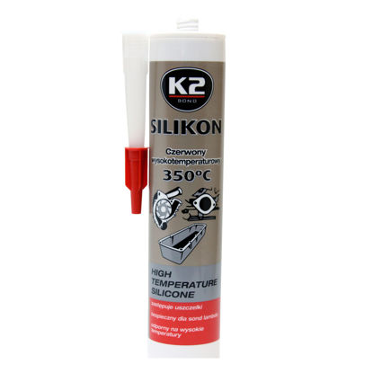 Obrázok K2 Silikón červený Kartuš 300 gr