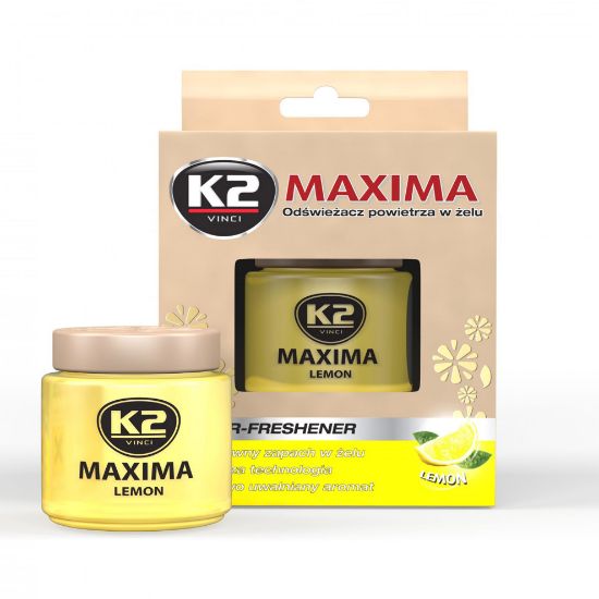 Obrázok K2 Osviezovac vzduchu gelovy Maxima Lemon