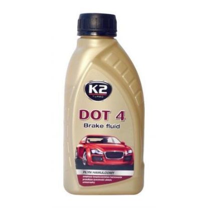 Obrázok K2 DOT4 - 500 ml - brzdová kvapalina