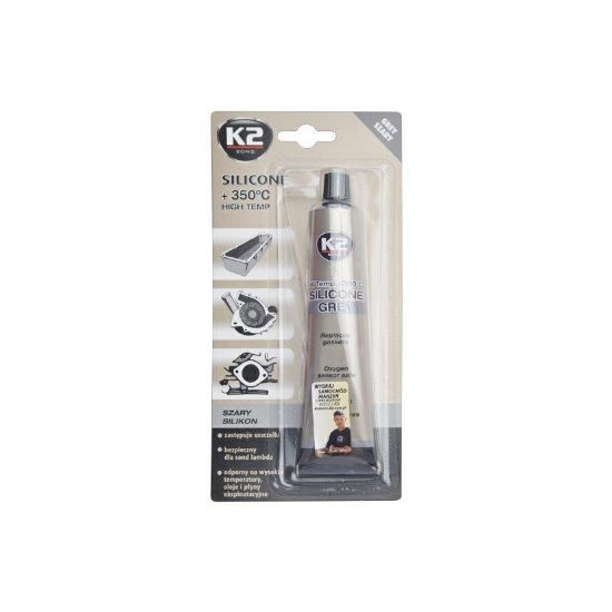 Obrázok K2 SILICONE GREY 85 g - silikón pre utesnenie…