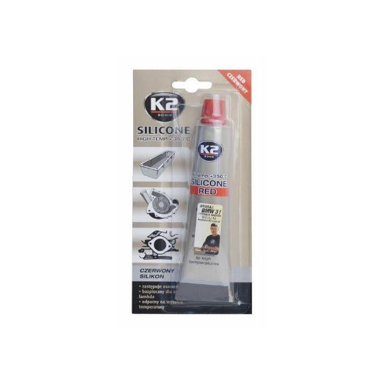 Obrázok K2 SILICONE RED 85 g - silikón pre utesnenie…