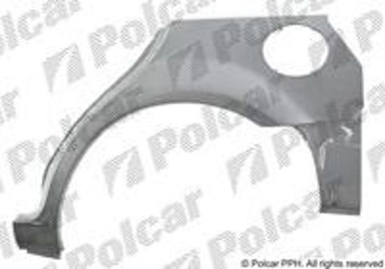Obrázok Lem zadného blatníka POLCAR | 4519845