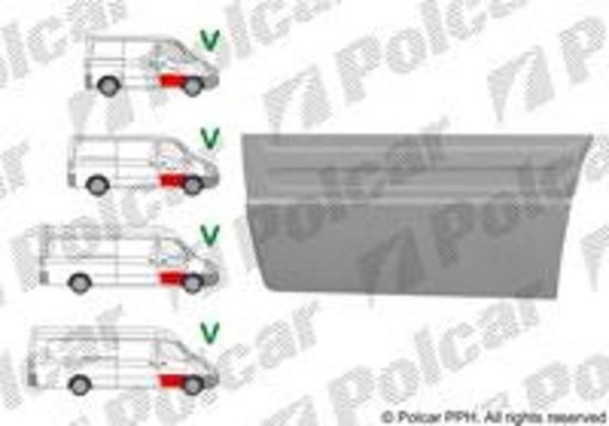 Obrázok Plech dverí POLCAR | 5065404