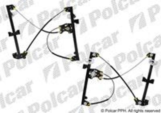 Obrázok Mechanizmus stahovania okna el. bez motora POLCAR | 2350PSG1