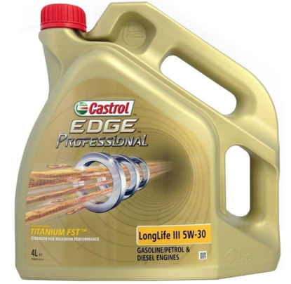 Obrázok CASTROL EDGE PROFESSIONAL LONGLIFE lll TITANIUM FST 5W-30 - 4L | 15C2FC