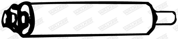 Obrázok Predný tlmič výfuku WALKER  12892