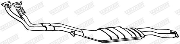 Obrázok Stredný tlmič výfuku WALKER  17504