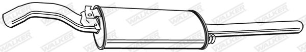 Obrázok Koncový tlmič výfuku WALKER  21935