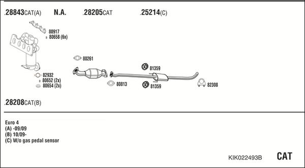 Obrázok Výfukový systém WALKER  MB22016