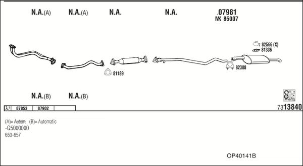 Obrázok Výfukový systém WALKER  OP73102A