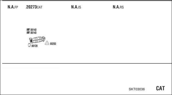 Obrázok Výfukový systém WALKER  SKT03036