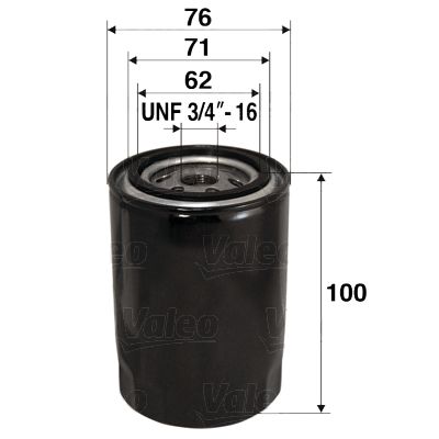 Obrázok Olejový filter VALEO  586028