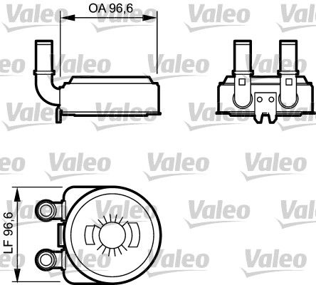 Obrázok Chladič motorového oleja VALEO  817705