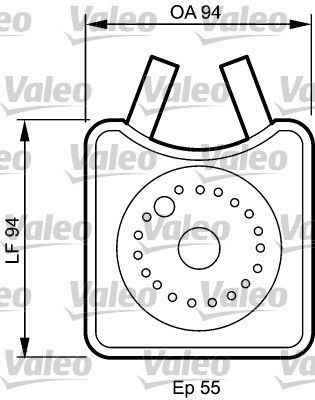 Obrázok Chladič motorového oleja VALEO  817943