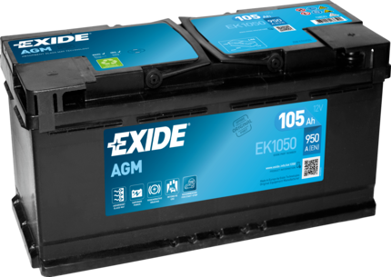 Obrázok Batéria EXIDE AGM 12V/105Ah/950A