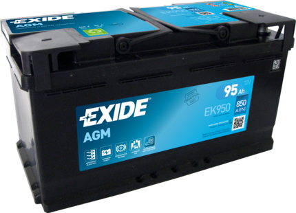 Obrázok Batéria EXIDE AGM 12V/95Ah/850A