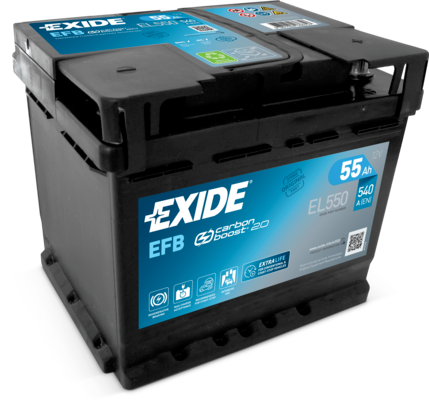 Obrázok Batéria EXIDE EFB 12V/55Ah/540A