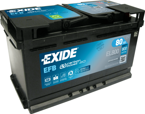 Obrázok Batéria EXIDE EFB 12V/80Ah/800A