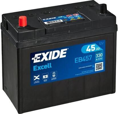 Obrázok Batéria EXIDE EXCELL ** 12V/45Ah/330A