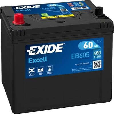 Obrázok Batéria EXIDE EXCELL ** 12V/60Ah/480A