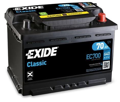 Obrázok Batéria EXIDE CLASSIC * 12V/70Ah/640A