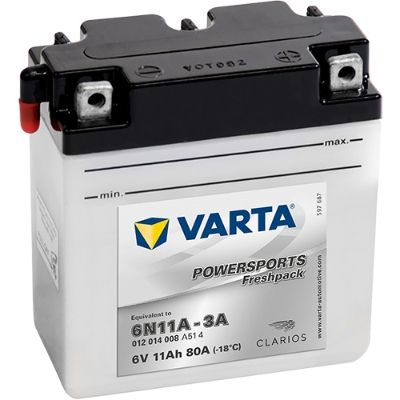 Obrázok Batéria VARTA POWERSPORTS Freshpack 6V/11Ah/80A