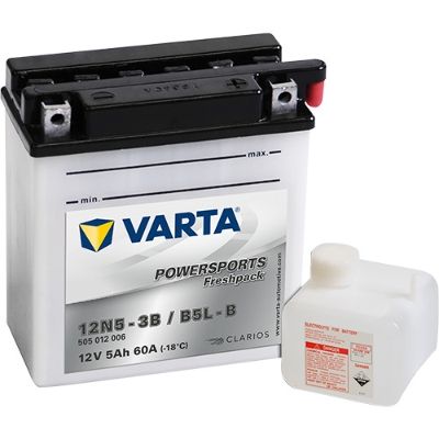 Obrázok Batéria VARTA POWERSPORTS Freshpack 12V/5Ah/60A