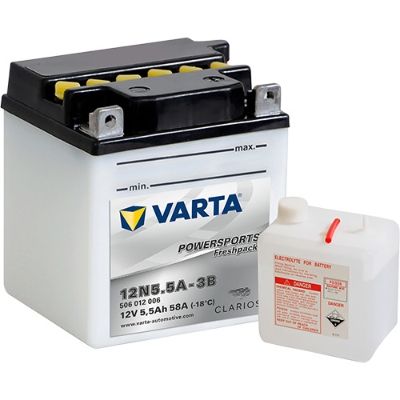 Obrázok Batéria VARTA POWERSPORTS Freshpack 12V/5,5Ah/58A