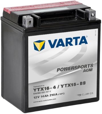 Obrázok Batéria VARTA POWERSPORTS AGM 12V/14Ah/210A
