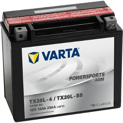 Obrázok Batéria VARTA POWERSPORTS AGM 12V/18Ah/250A