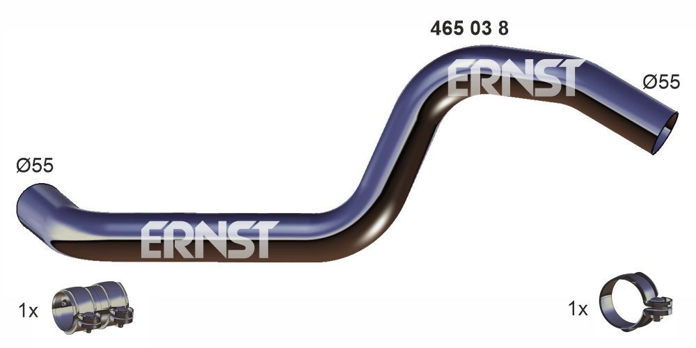 Obrázok Opravná trubka, filter pevných častíc ERNST Set 465038