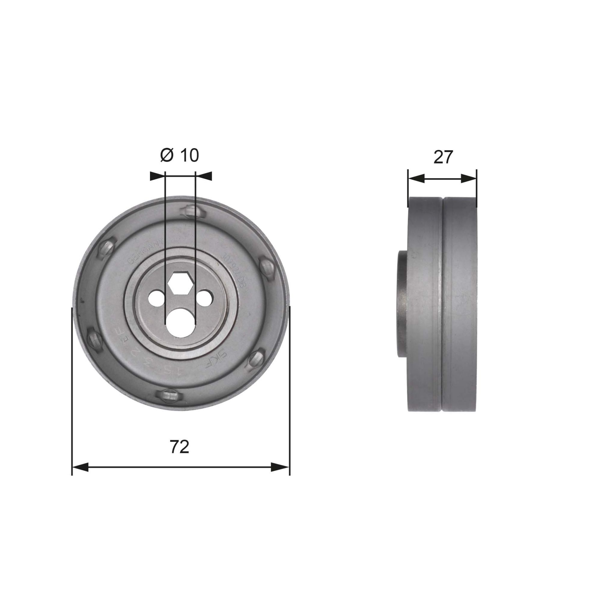 Obrázok Napínacia kladka ozubeného remeňa GATES PowerGrip® T41216