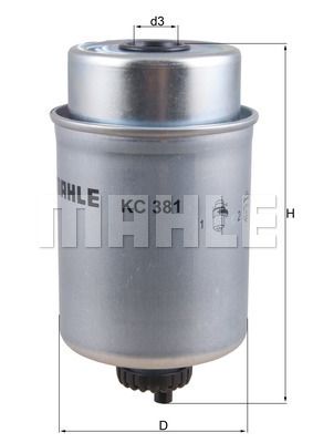 Obrázok Palivový filter KNECHT  KC381