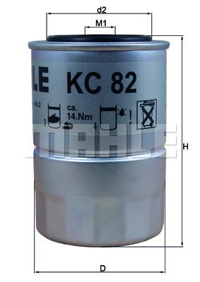Obrázok Palivový filter KNECHT  KC82D