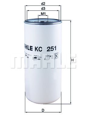 Obrázok Palivový filter KNECHT  KC251