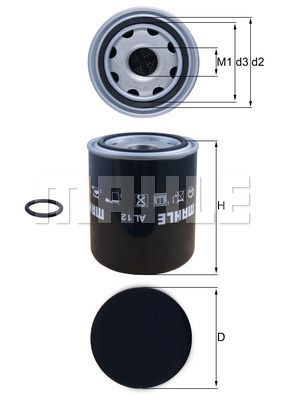 Obrázok Vysúżacie puzdro vzduchu pre pneumatický systém KNECHT  AL12