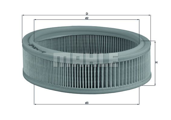 Obrázok Vzduchový filter KNECHT  LX70