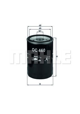 Obrázok Olejový filter KNECHT  OC460