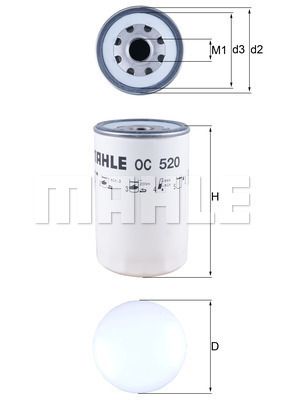 Obrázok Olejový filter KNECHT  OC520