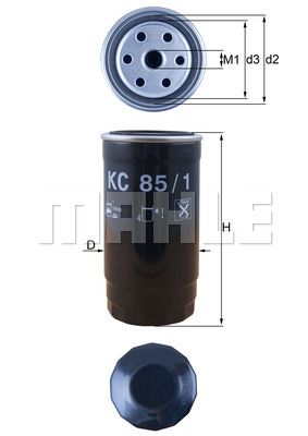 Obrázok Palivový filter KNECHT  KC851