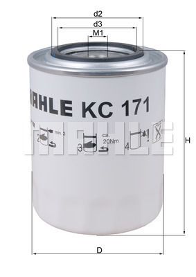 Obrázok Palivový filter KNECHT  KC171