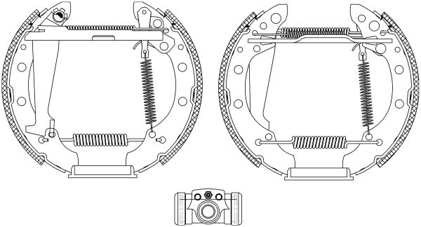 Obrázok Sada brzdových čeľustí TEXTAR Shoe Kit Pro 84044705