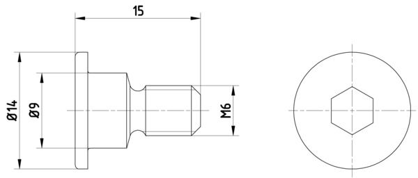 Obrázok Skrutka brzdového kotúča TEXTAR  TPM0001
